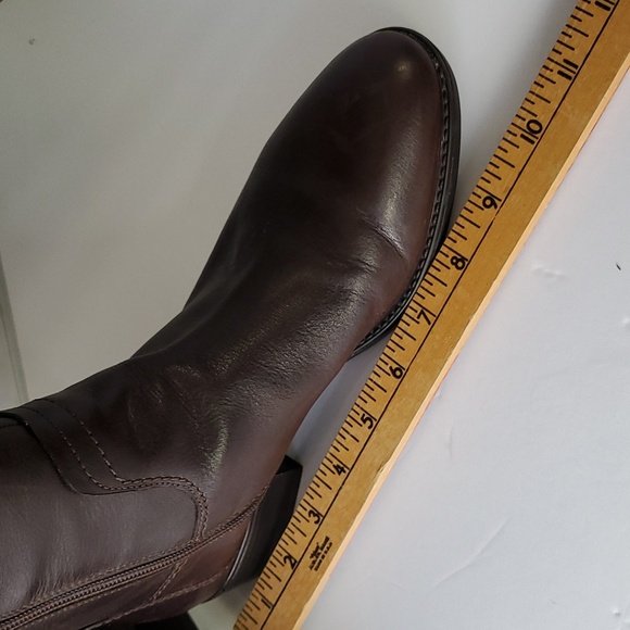 Geox leather knee boots with lace up back - Picture 14 of 14